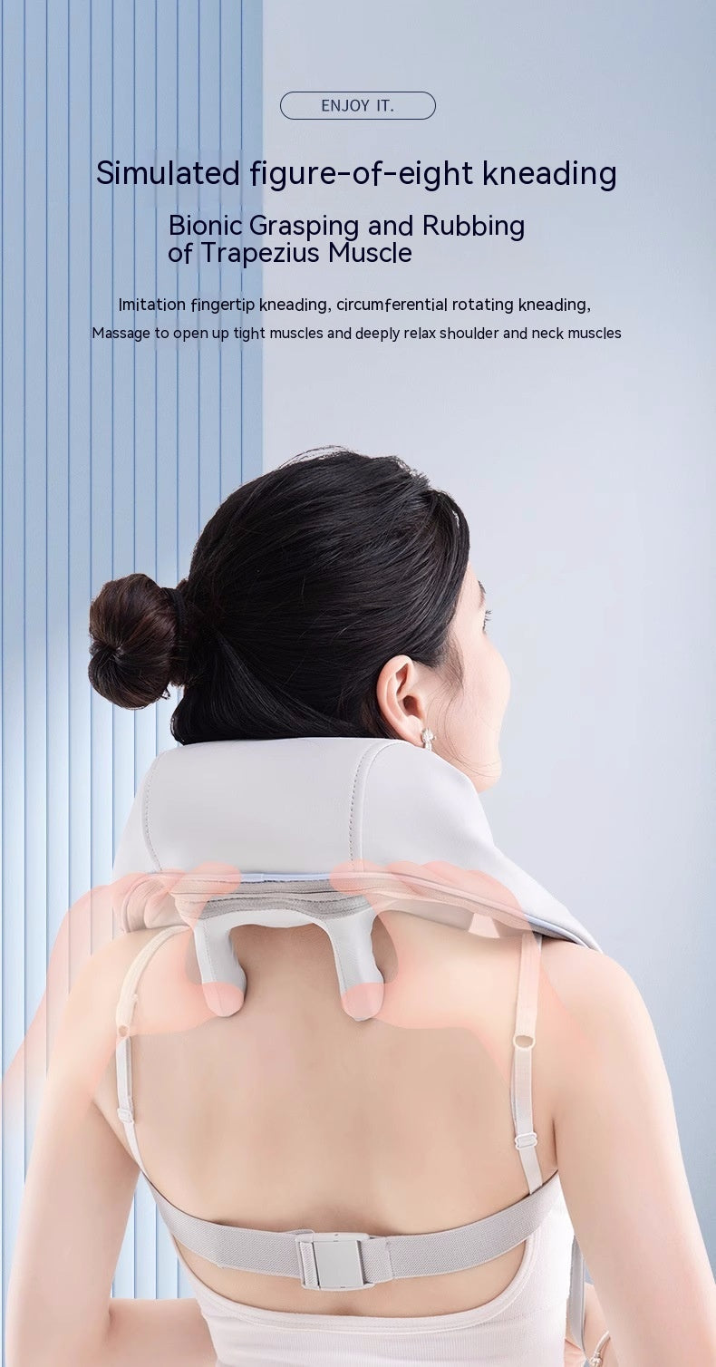 Portable Neck Warmer Rechargeable Shoulder Massager Cervical Relief
