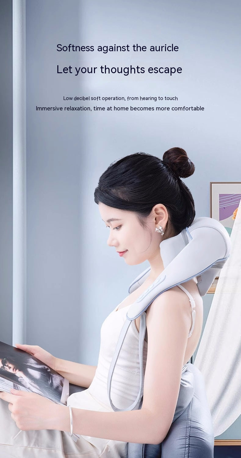 Portable Neck Warmer Rechargeable Shoulder Massager Cervical Relief
