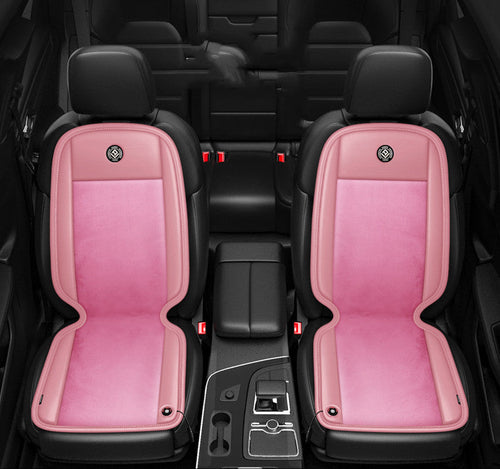 Universal 12V Car Seat Warmer Plush Heating Cushion with Graphene Tech