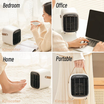 Home Electric Space Heater 800W Portable Silent Warmer Fan PTC Ceramic